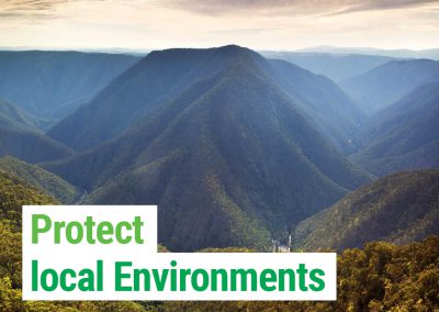 Protect the environment and biodiversity