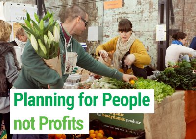 Planning for People not Profits