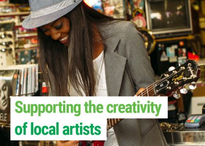 Supporting the creativity of local artists