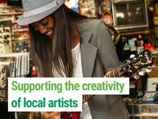 Supporting the creativity of local artists
